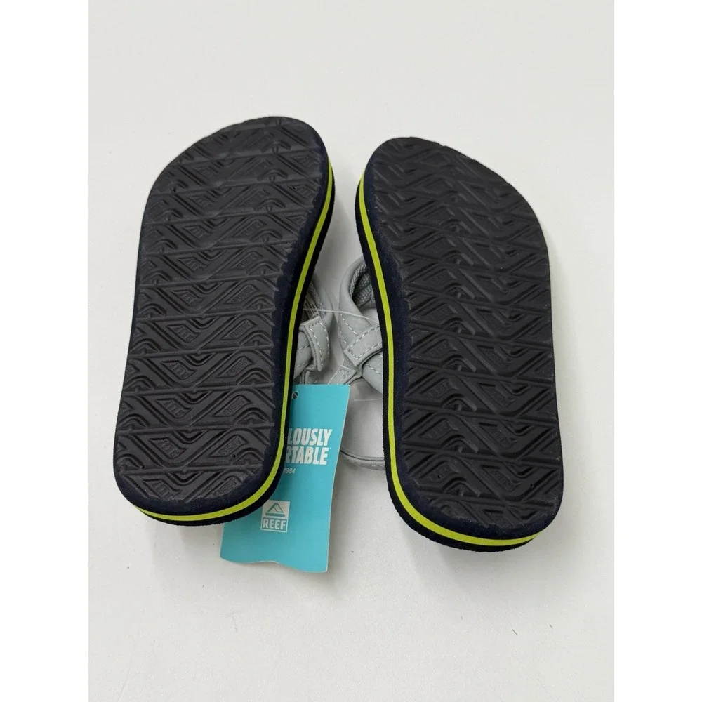 Reef Toddler Little Ahi Water Friendly Dino Flip Flop Boys Girls Size 10 New